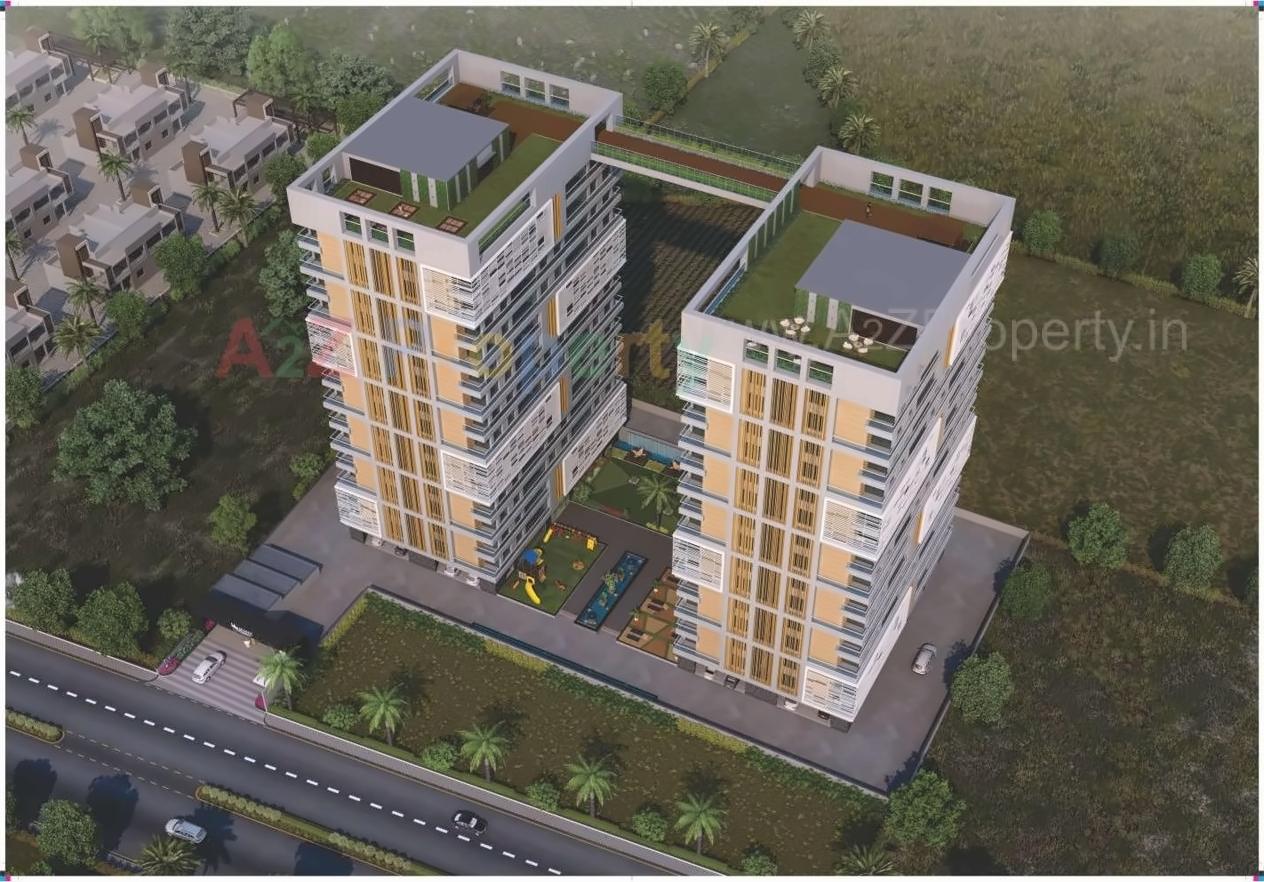 3D Elevation of real estate project Blu Sparsh located at Surat, Surat, Gujarat