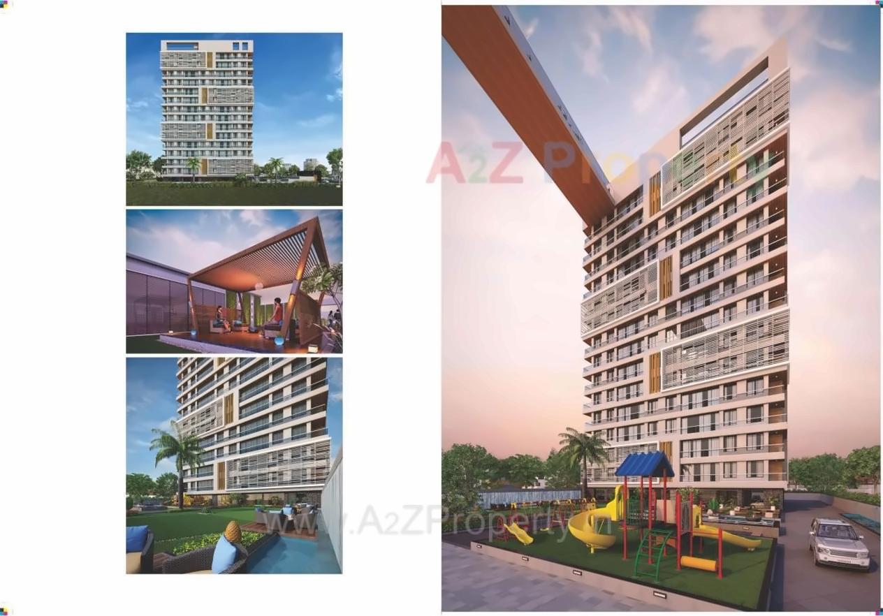 3D Elevation of real estate project Blu Sparsh located at Surat, Surat, Gujarat