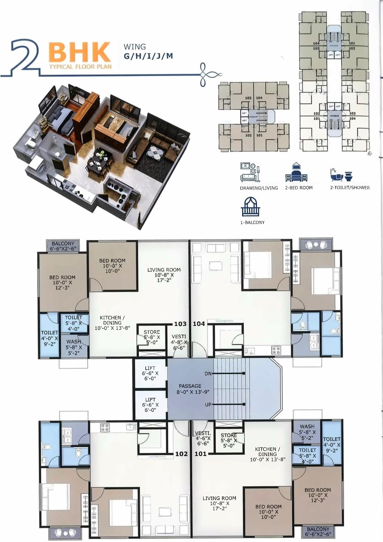 Layout of real estate project Blue City located at Varachha, Surat, Gujarat