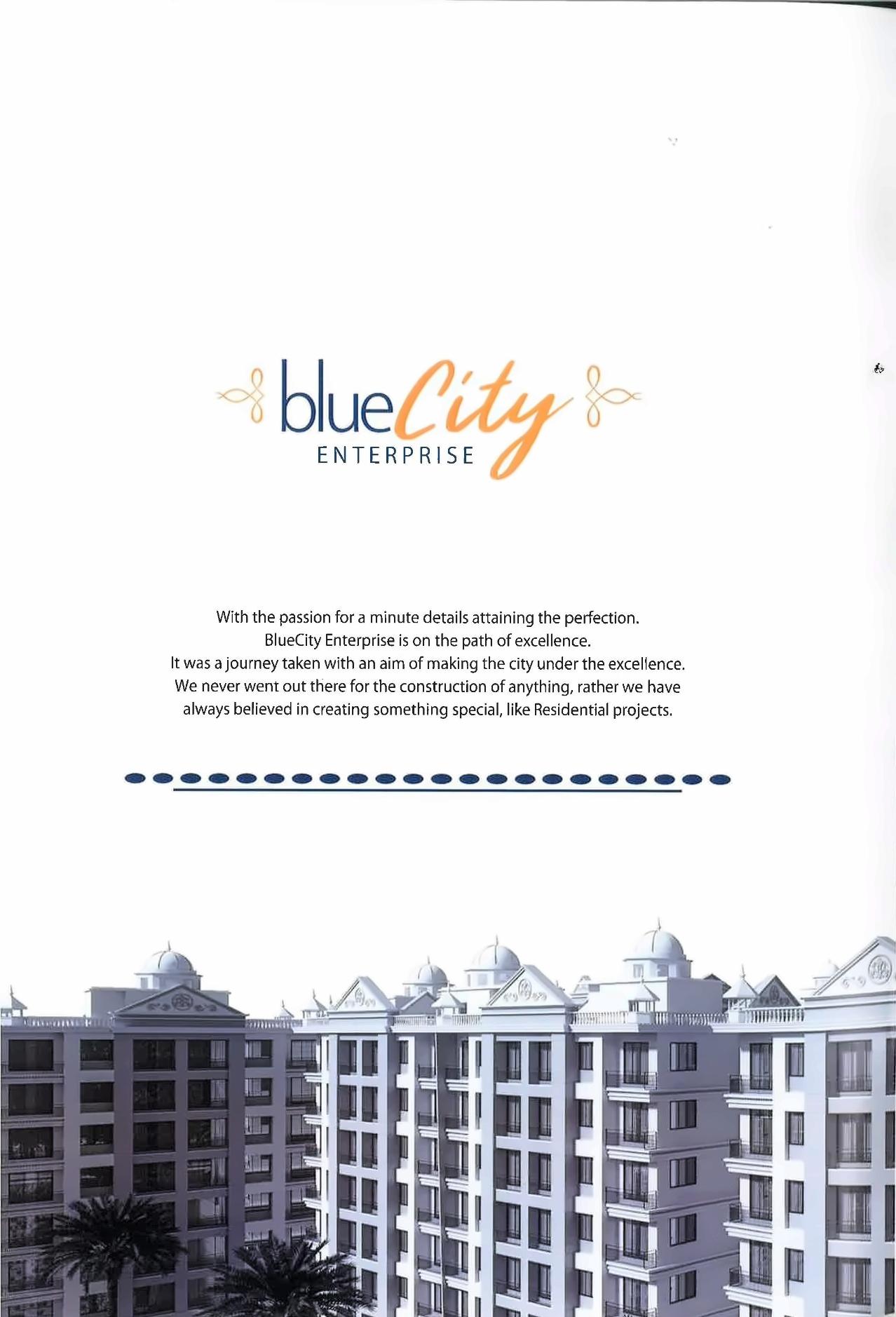 3D Elevation of real estate project Blue City located at Varachha, Surat, Gujarat