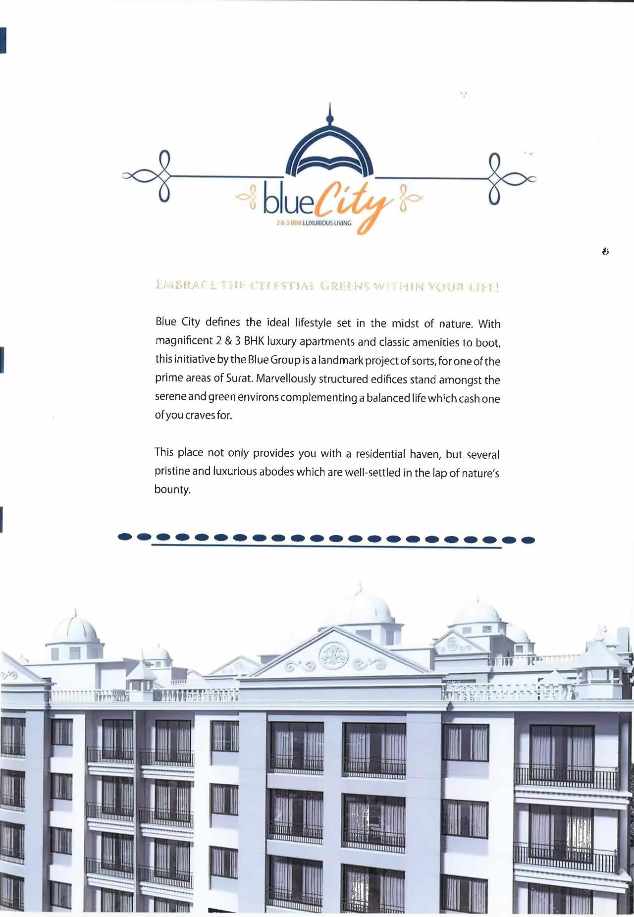  of real estate project Blue City located at Varachha, Surat, Gujarat