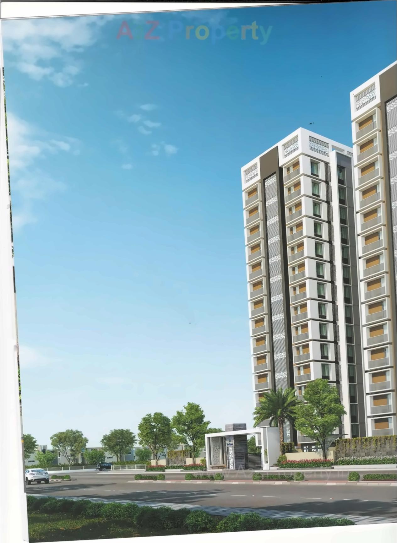 3D Elevation of real estate project Blue Horizon located at Surat, Surat, Gujarat