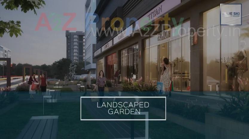 3D Elevation of real estate project Blue Ski Commerce Square located at Surat, Surat, Gujarat