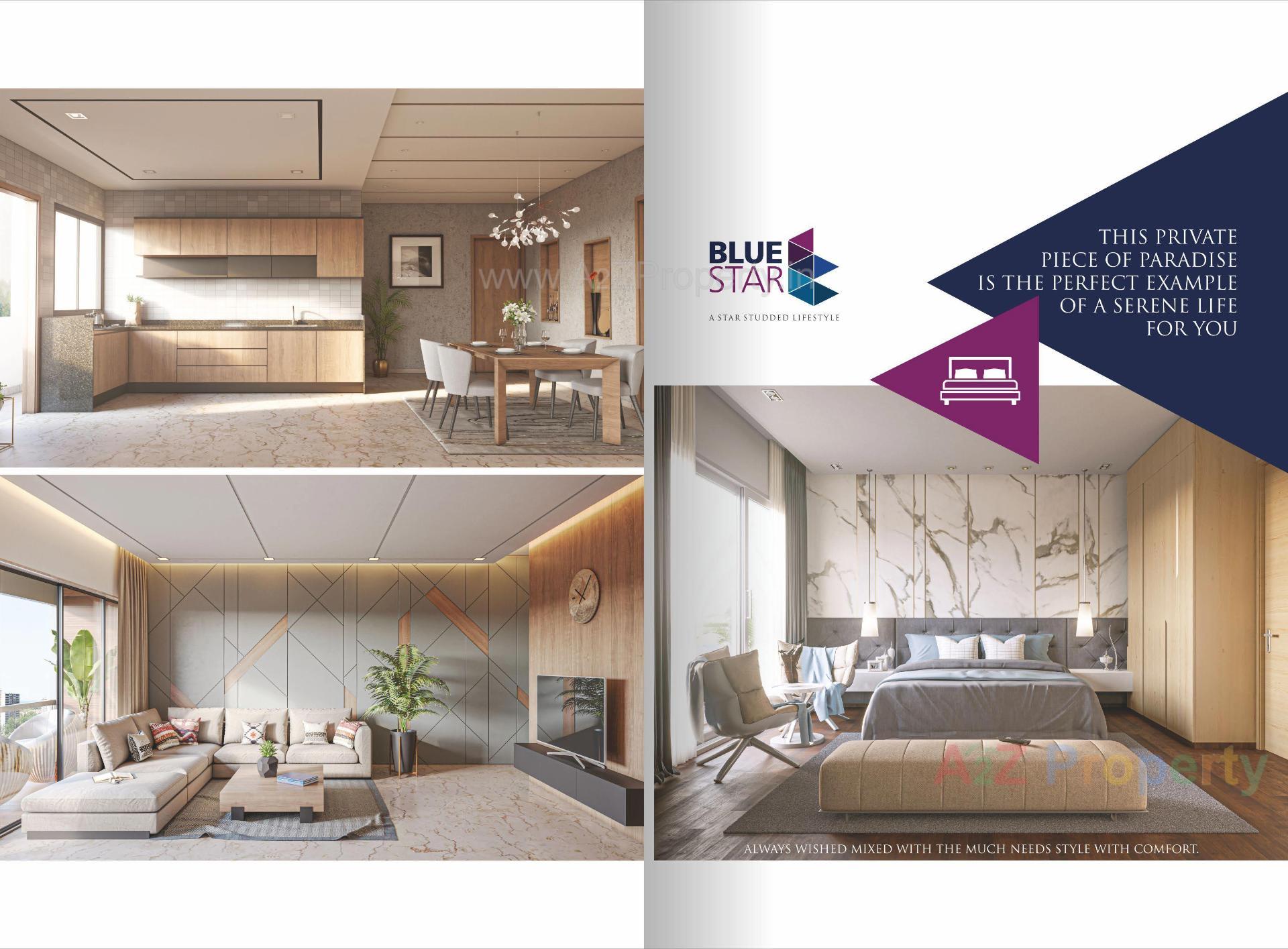 3D Elevation of real estate project Blue Star located at Surat, Surat, Gujarat