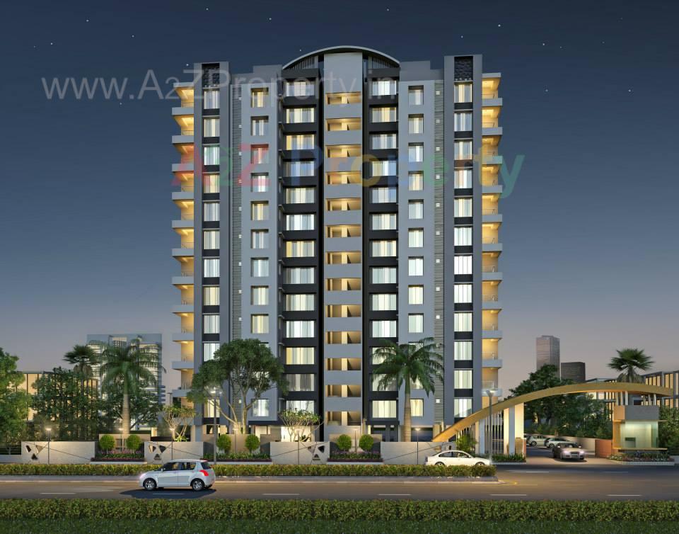 3D Elevation of real estate project Bramand Residency located at Ved, Surat, Gujarat