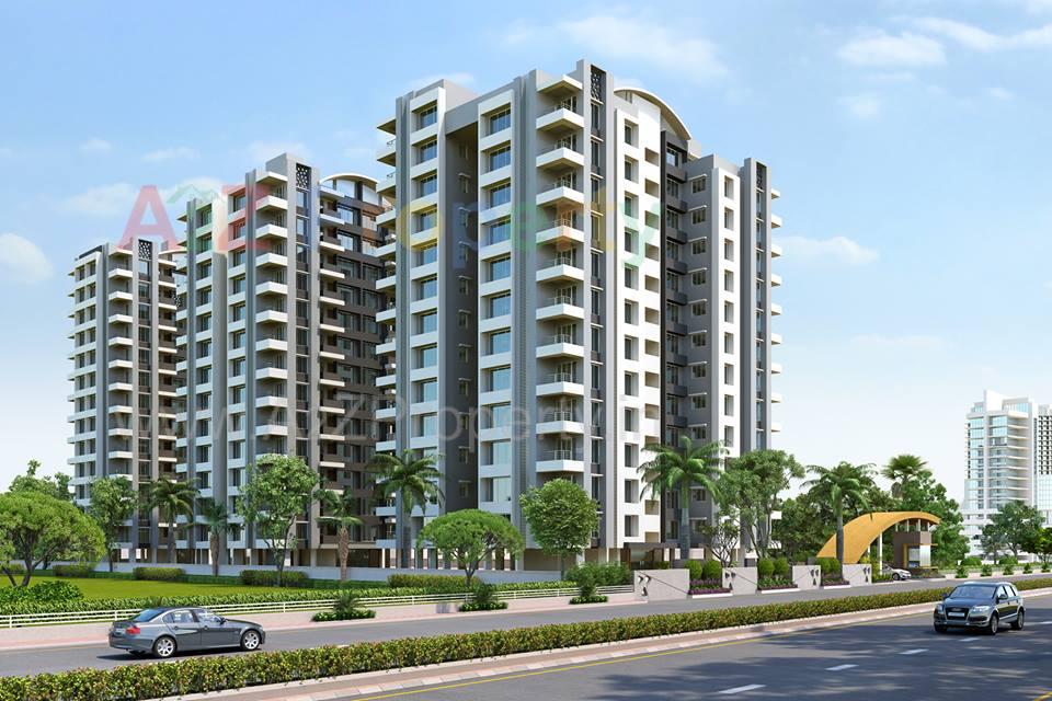 3D Elevation of real estate project Bramand Residency located at Ved, Surat, Gujarat