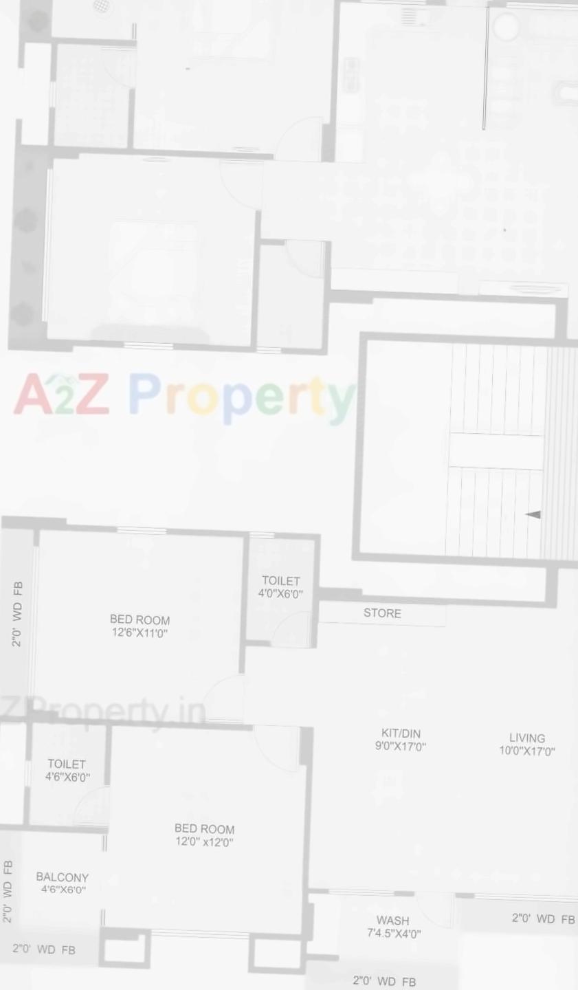 Layout of real estate project Bramand Residency located at Ved, Surat, Gujarat