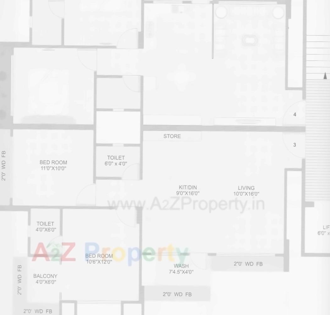 Layout of real estate project Bramand Residency located at Ved, Surat, Gujarat