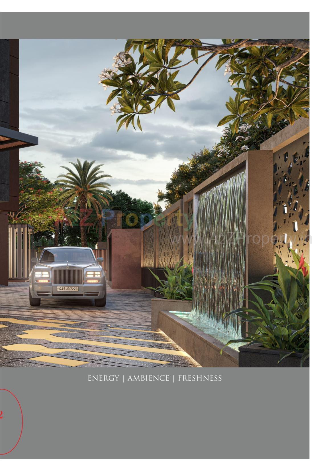 3D Elevation of real estate project Burj located at Rander, Surat, Gujarat