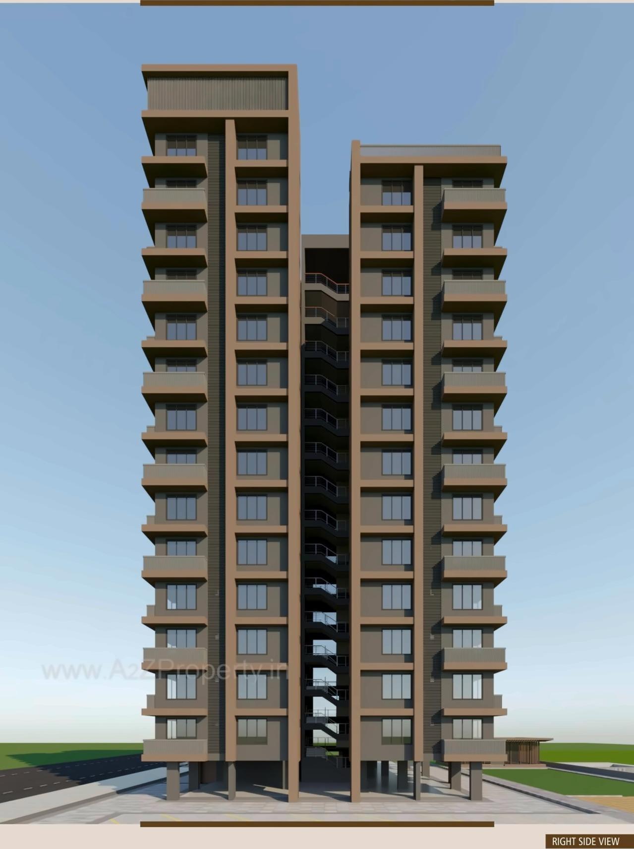 3D Elevation of real estate project Capital Calisto located at Palanpur, Surat, Gujarat