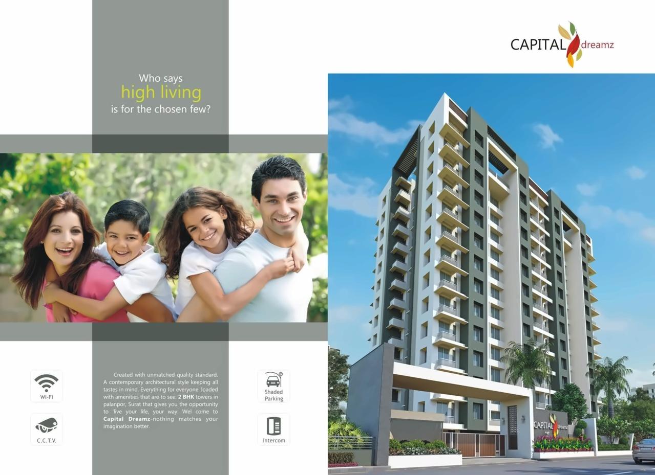 3D Elevation of real estate project Capital Dreamz located at Surat, Surat, Gujarat