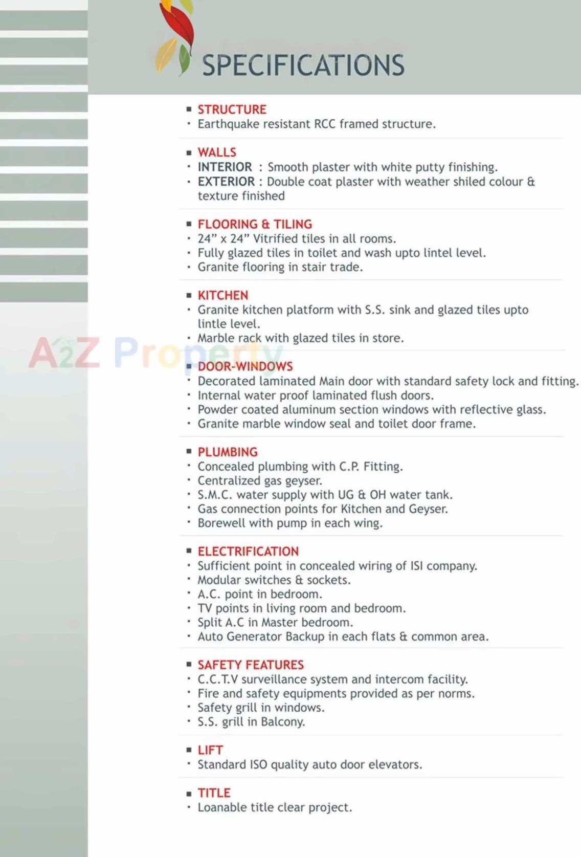 Project Specifications