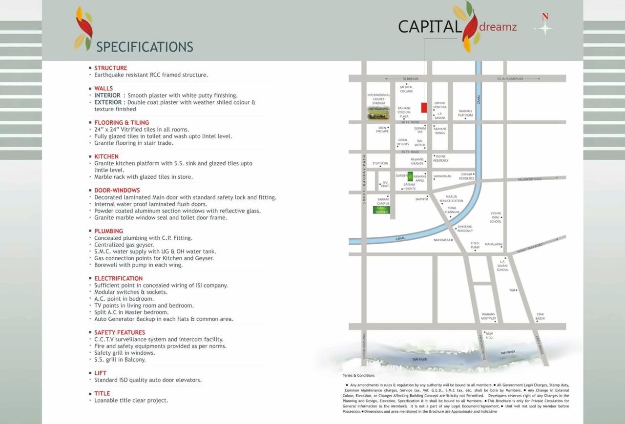  of real estate project Capital Dreamz located at Surat, Surat, Gujarat