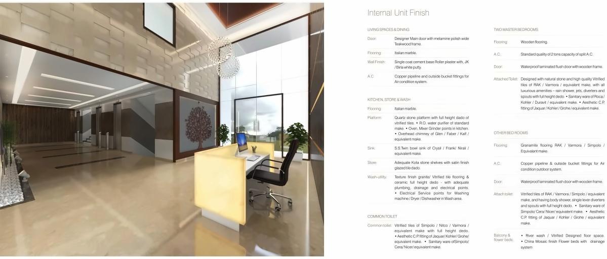 3D Elevation of real estate project Carat located at Katar, Surat, Gujarat