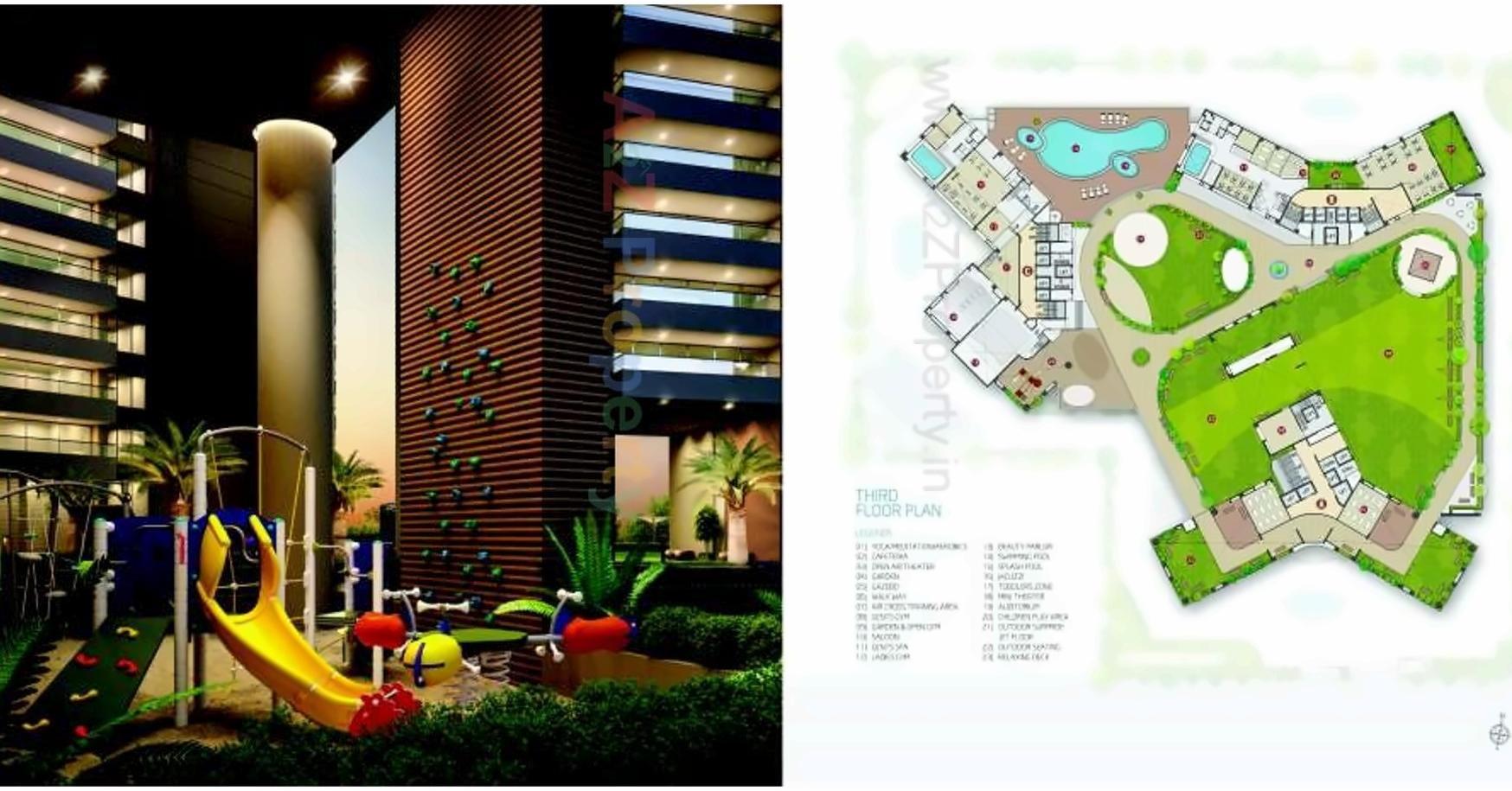 Layout of real estate project Casa Rivera located at Pal, Surat, Gujarat