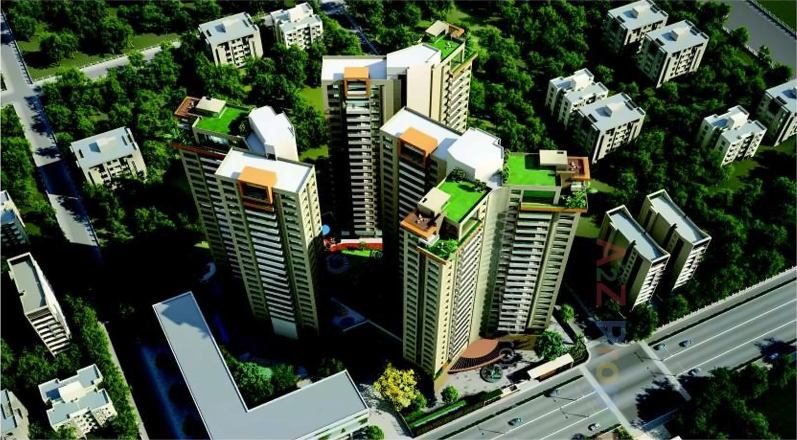 3D Elevation of real estate project Casa Rivera located at Pal, Surat, Gujarat