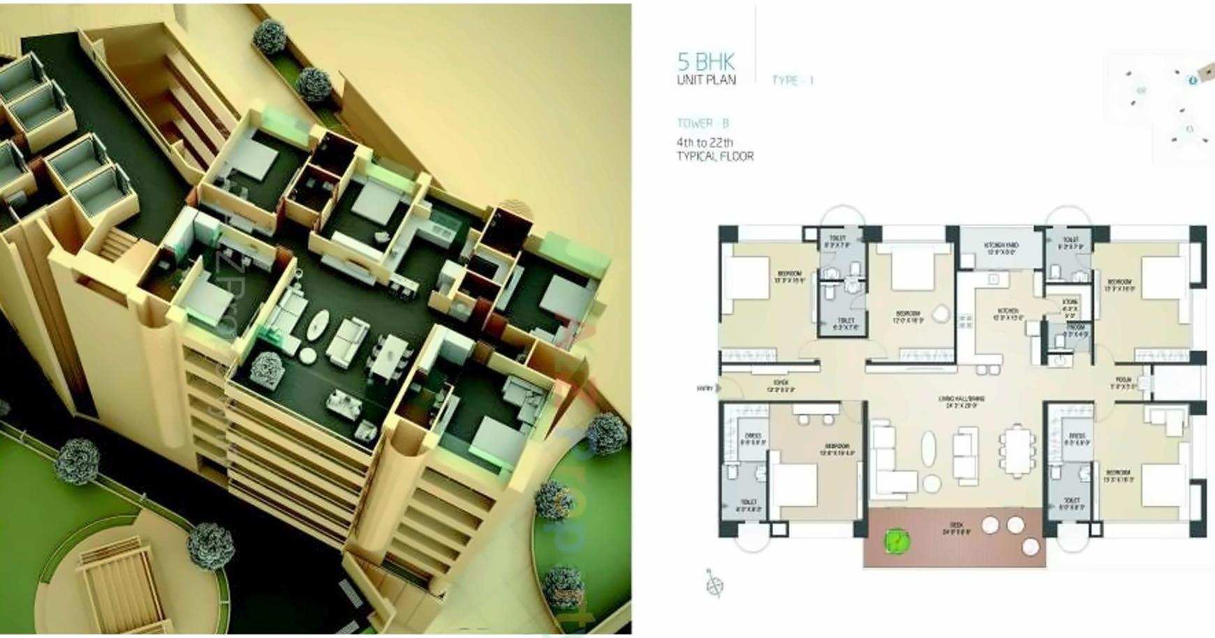 Layout of real estate project Casa Rivera located at Pal, Surat, Gujarat
