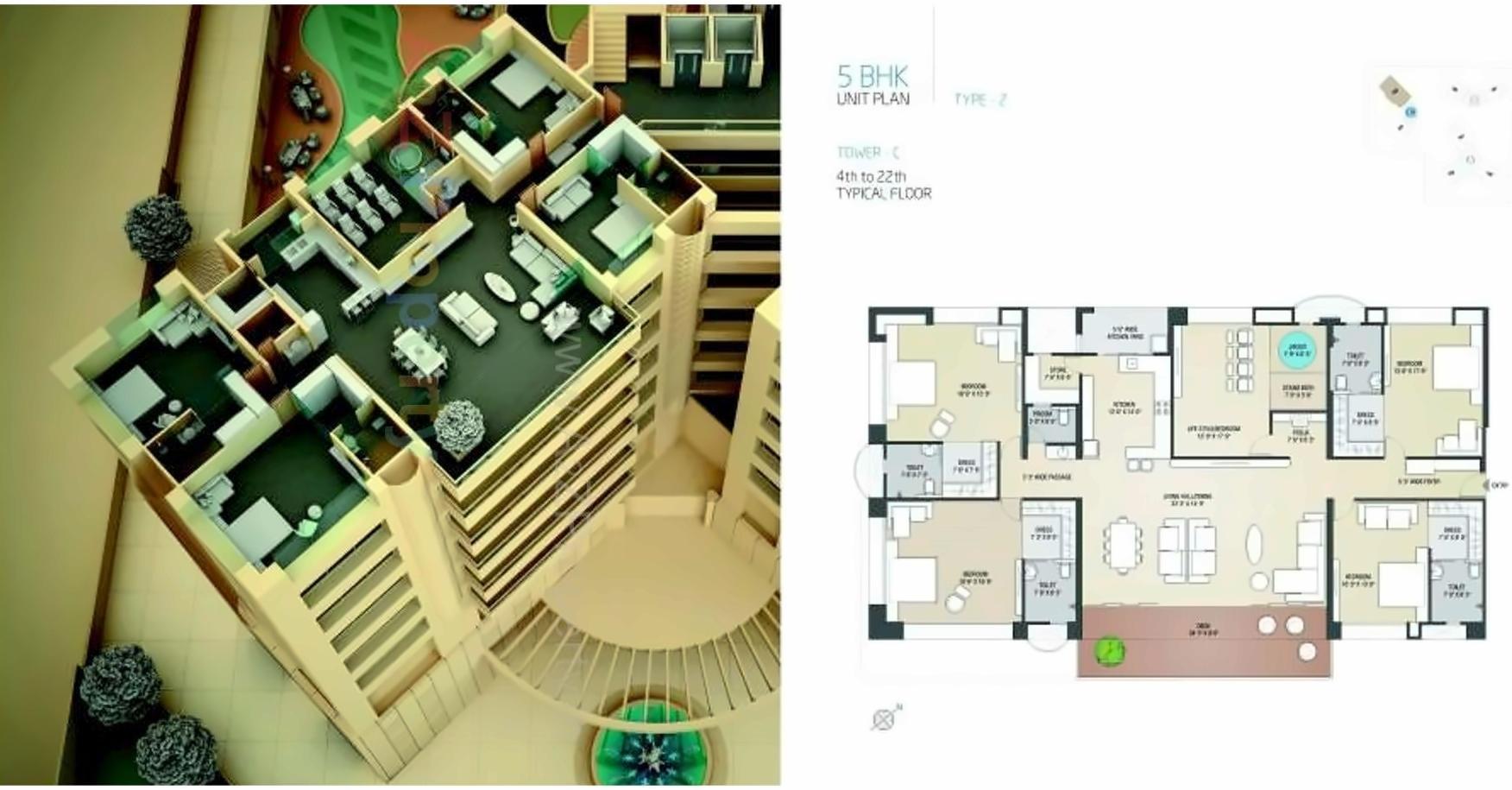 Layout of real estate project Casa Rivera located at Pal, Surat, Gujarat