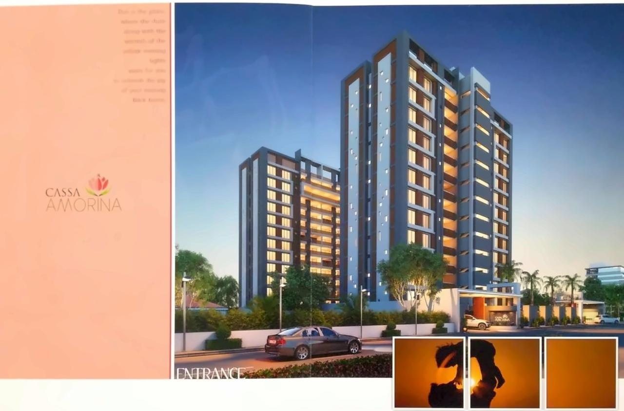 3D Elevation of real estate project Cassa Amorina located at Dumbhal, Surat, Gujarat