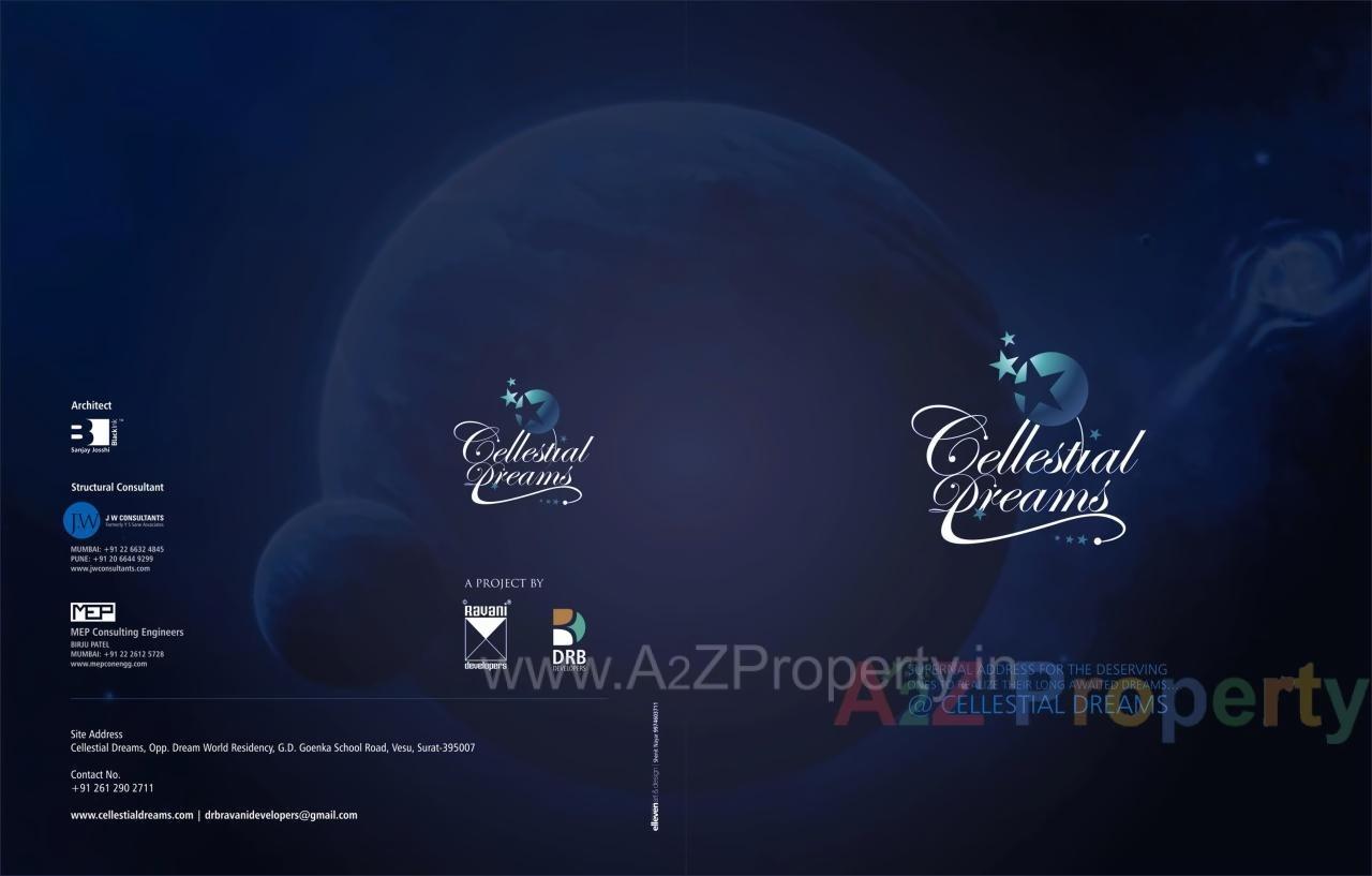  of real estate project Cellestial Dreams located at Bhimrad, Surat, Gujarat