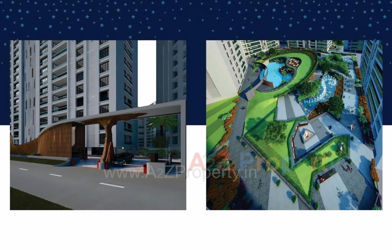 3D Elevation of real estate project Cellestial Dreams located at Bhimrad, Surat, Gujarat