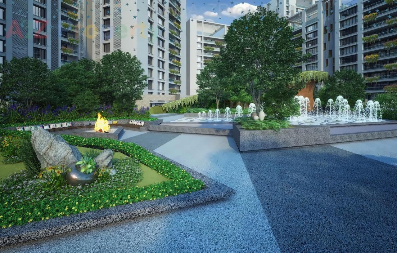 3D Elevation of real estate project Cellestial Dreams located at Bhimrad, Surat, Gujarat