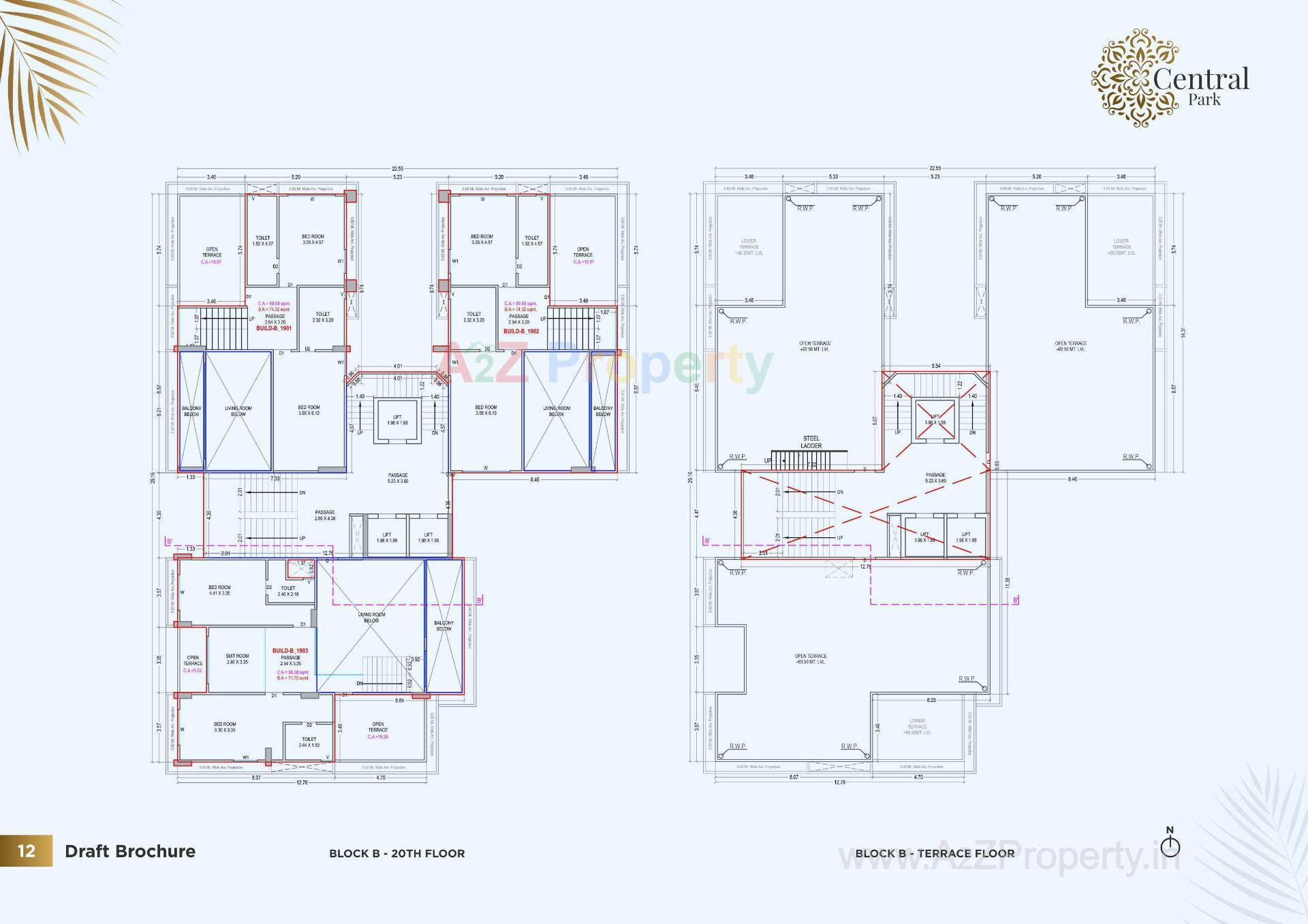  of real estate project Central Park located at Pal, Surat, Gujarat