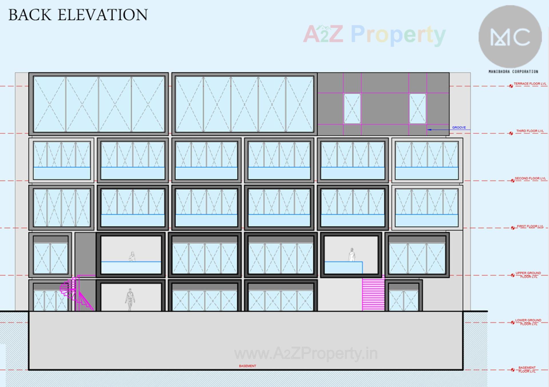 Layout of real estate project Central Plaza located at Bardoli, Surat, Gujarat