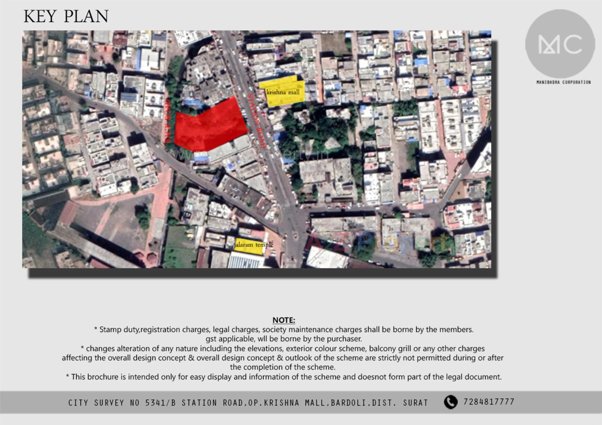  of real estate project Central Plaza located at Bardoli, Surat, Gujarat