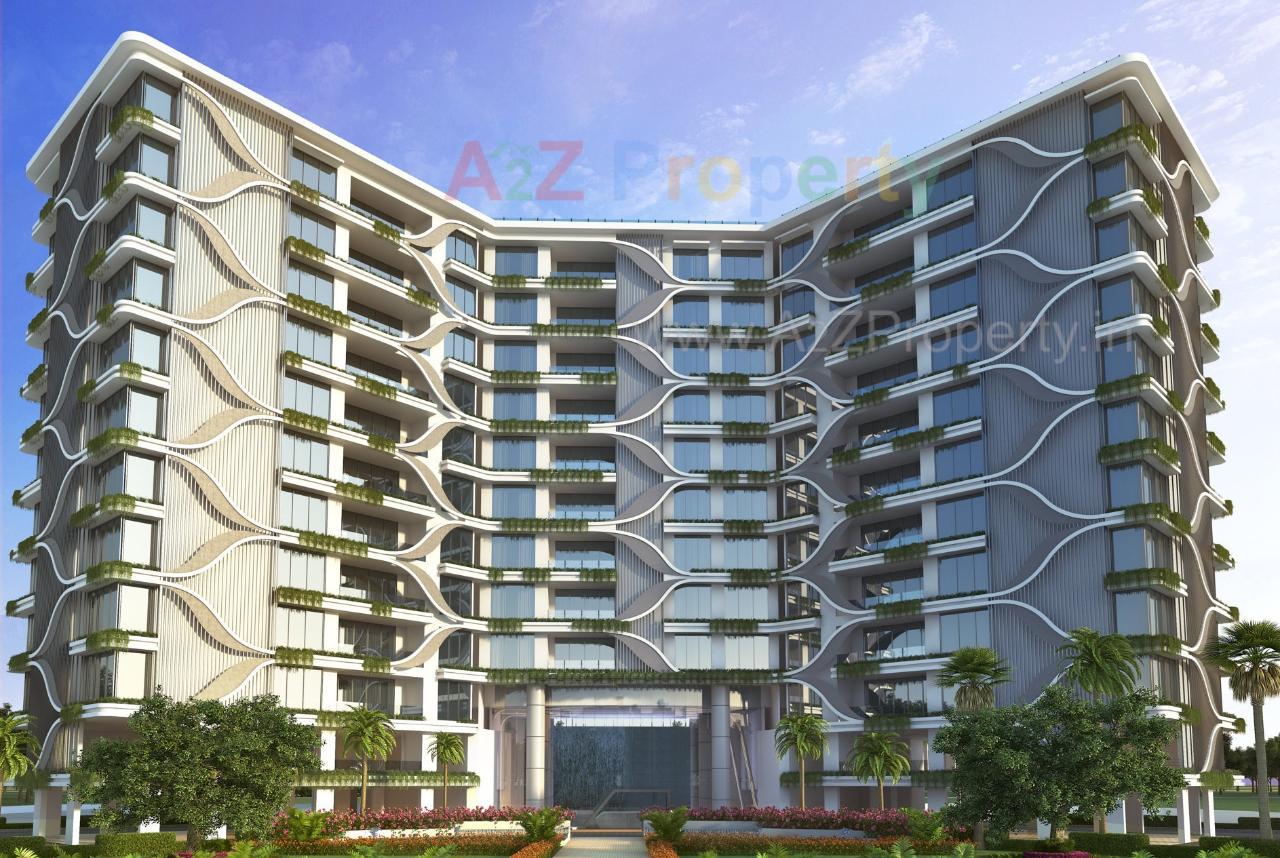 3D Elevation of real estate project Coconut located at Rundh, Surat, Gujarat