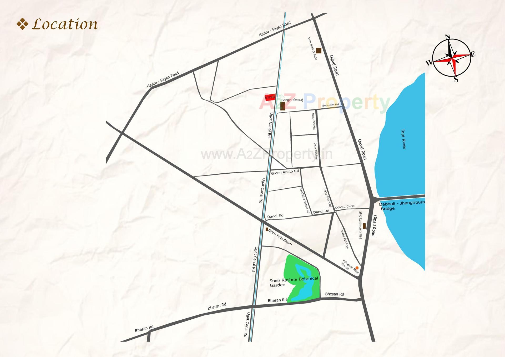  of real estate project Construction Of Ews   Ews (2560 Houses) Under Pmay At Final Plot 129, T P S 30 (vanakla Okha  Vihel),at Vanakla Dist  Surat located at Vanakla, Surat, Gujarat