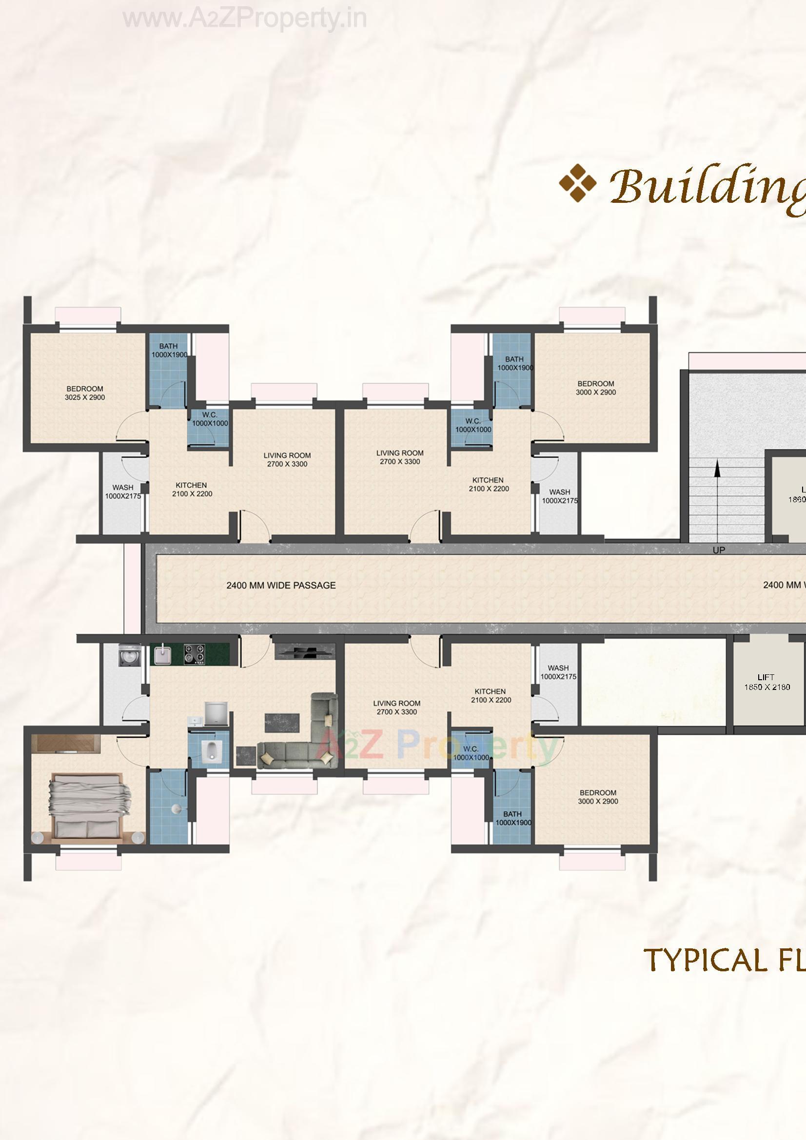 Layout of real estate project Construction Of Ews   Ews (2560 Houses) Under Pmay At Final Plot 129, T P S 30 (vanakla Okha  Vihel),at Vanakla Dist  Surat located at Vanakla, Surat, Gujarat