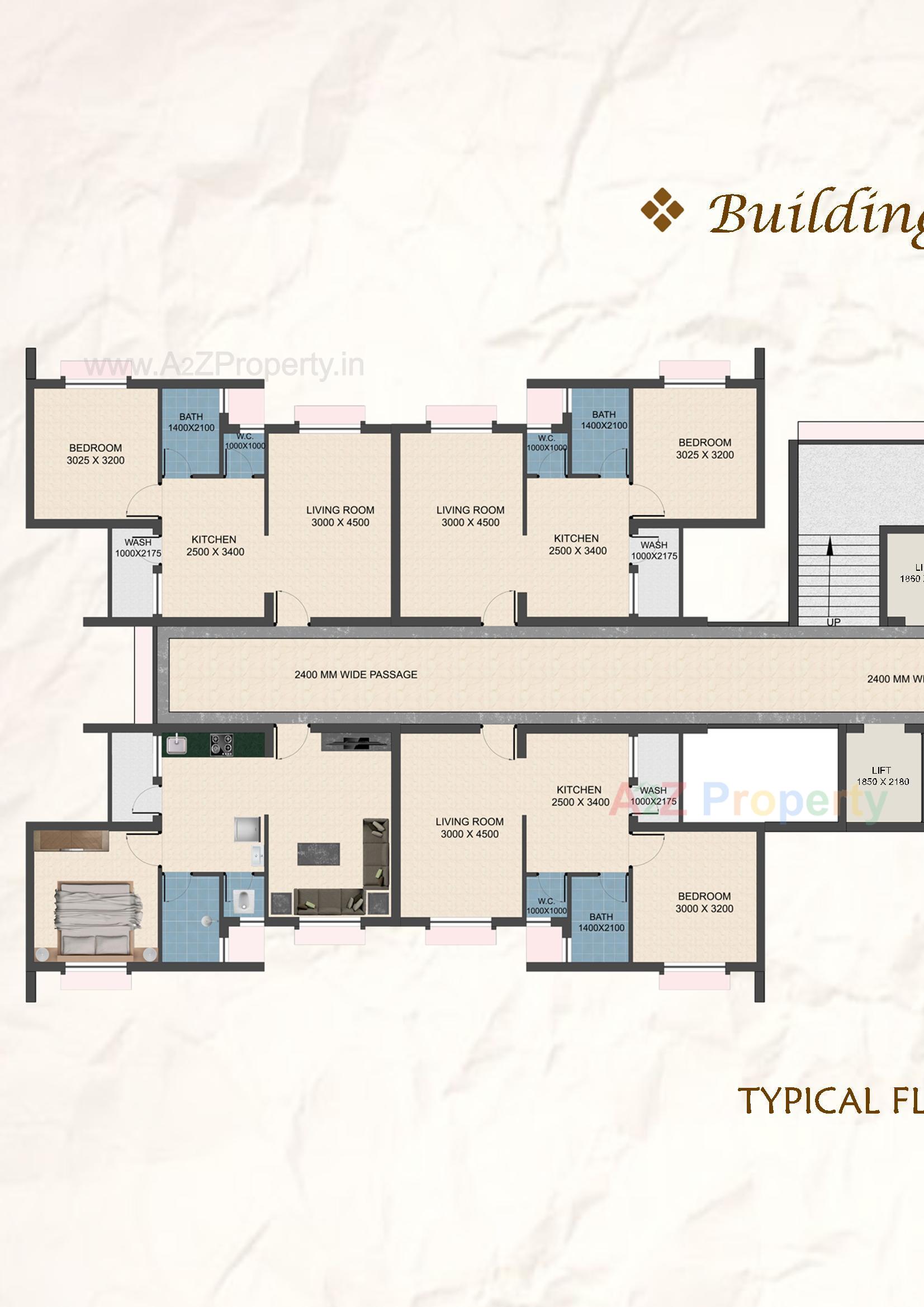Layout of real estate project Construction Of Ews   Ews (2560 Houses) Under Pmay At Final Plot 129, T P S 30 (vanakla Okha  Vihel),at Vanakla Dist  Surat located at Vanakla, Surat, Gujarat