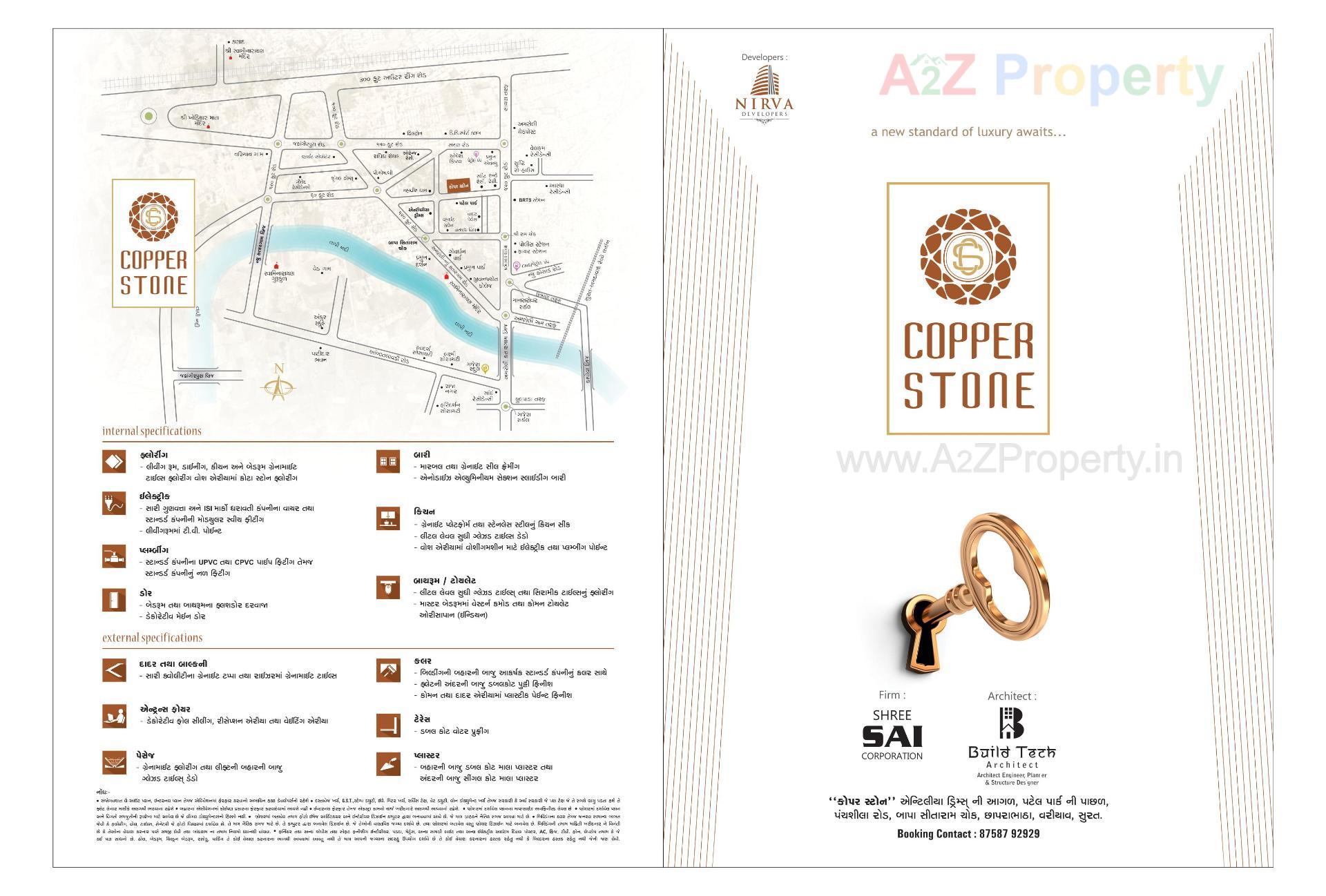 of real estate project Copper Stone located at Varivav, Surat, Gujarat
