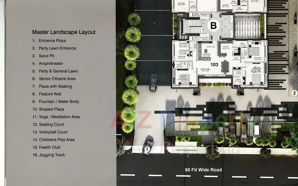 Layout of real estate project Crimson Palace located at Althan, Surat, Gujarat