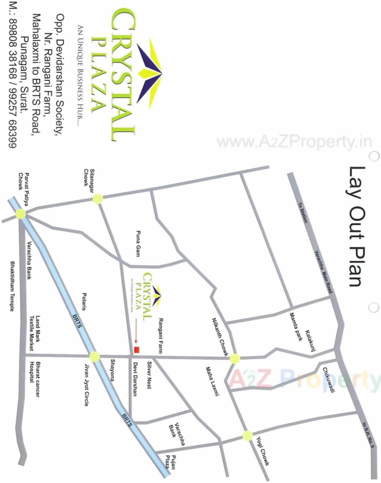  of real estate project Crystal Plaza located at Puna, Surat, Gujarat