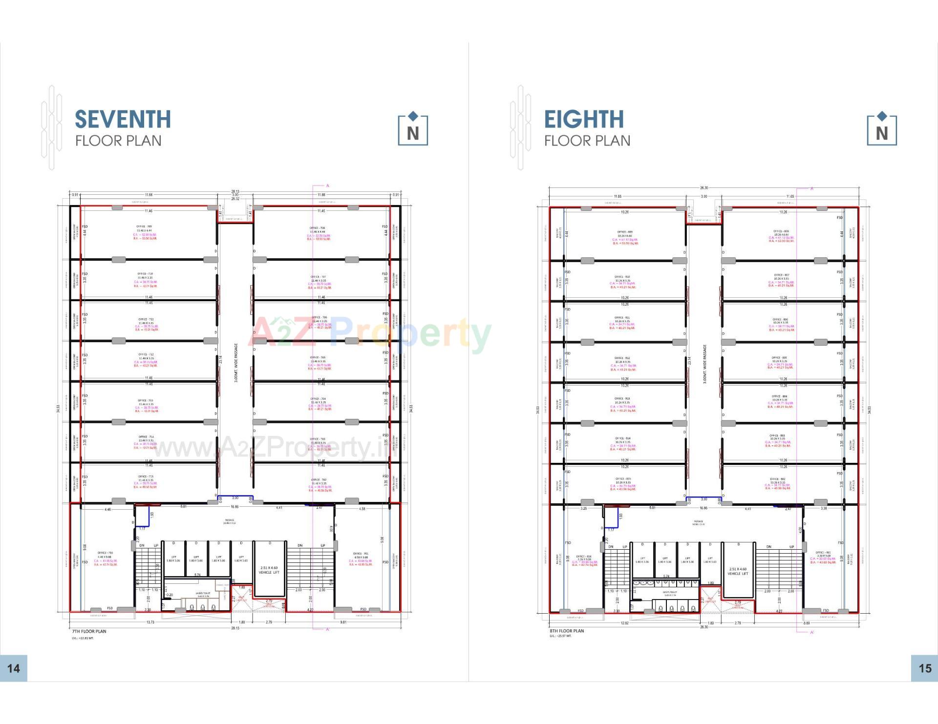 Layout of real estate project Cyber City located at Utran, Surat, Gujarat