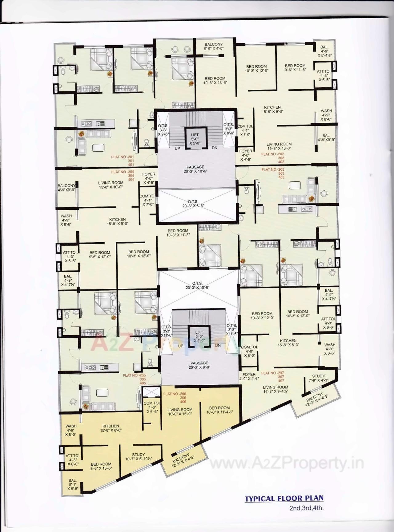 Layout of real estate project Dev Krupa Complex located at Kamrej, Surat, Gujarat