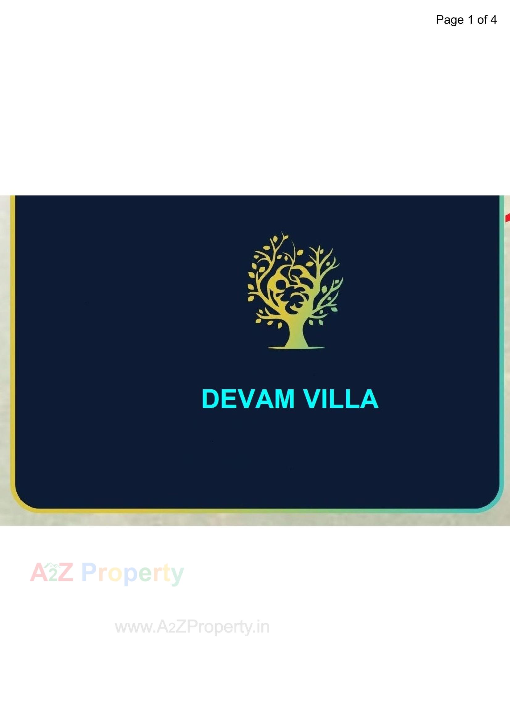  of real estate project Devam Villa located at Kholvad, Surat, Gujarat