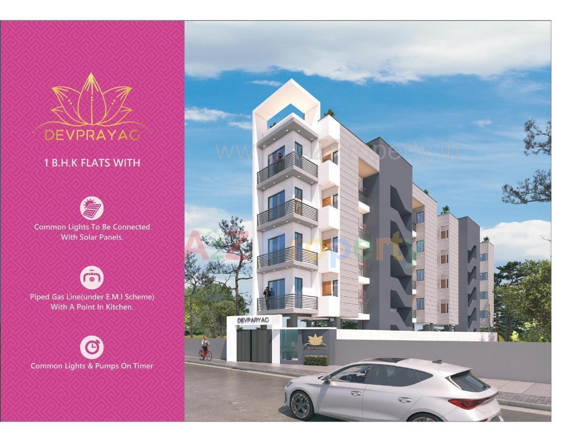 3D Elevation of real estate project Devprayag located at Bhatha-dist, Surat, Gujarat