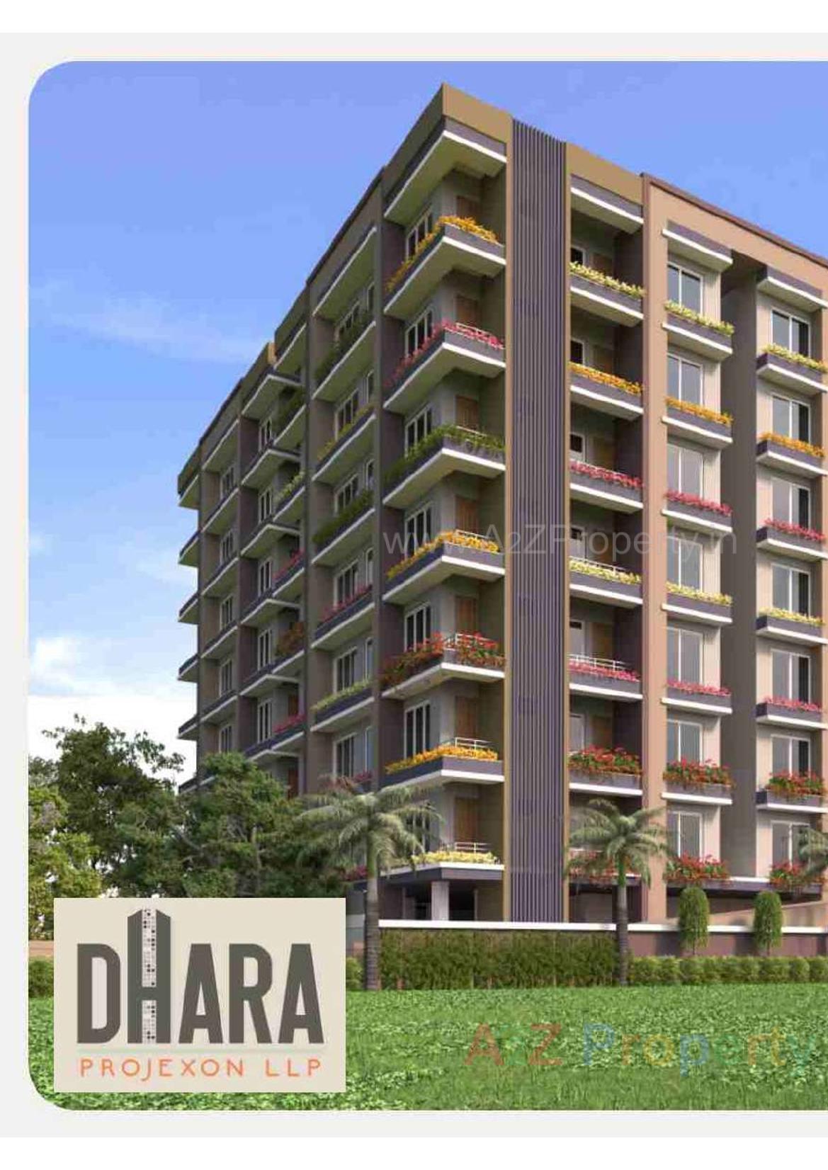 3D Elevation of real estate project Dhara Homes located at Mota, Surat, Gujarat