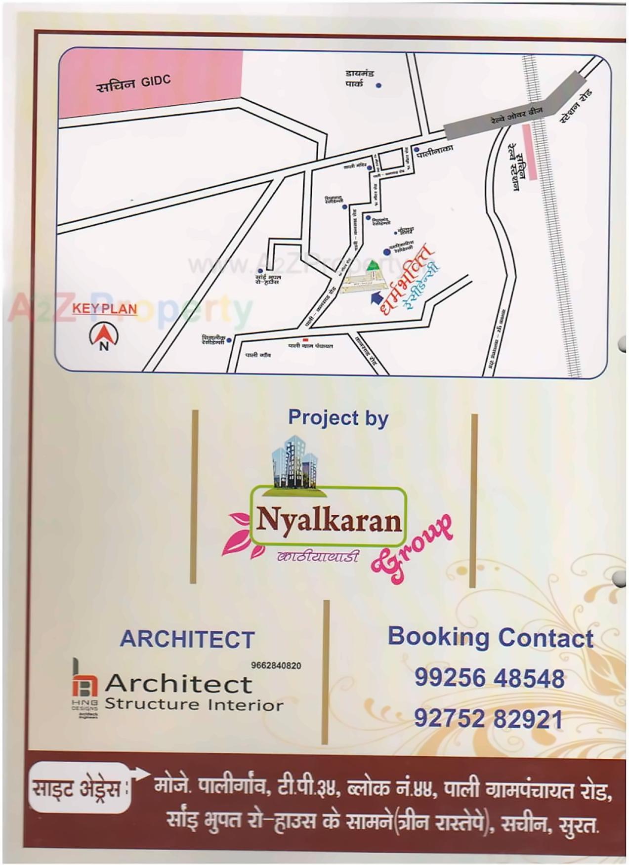  of real estate project Dharmbhakti Residency located at Pali, Surat, Gujarat