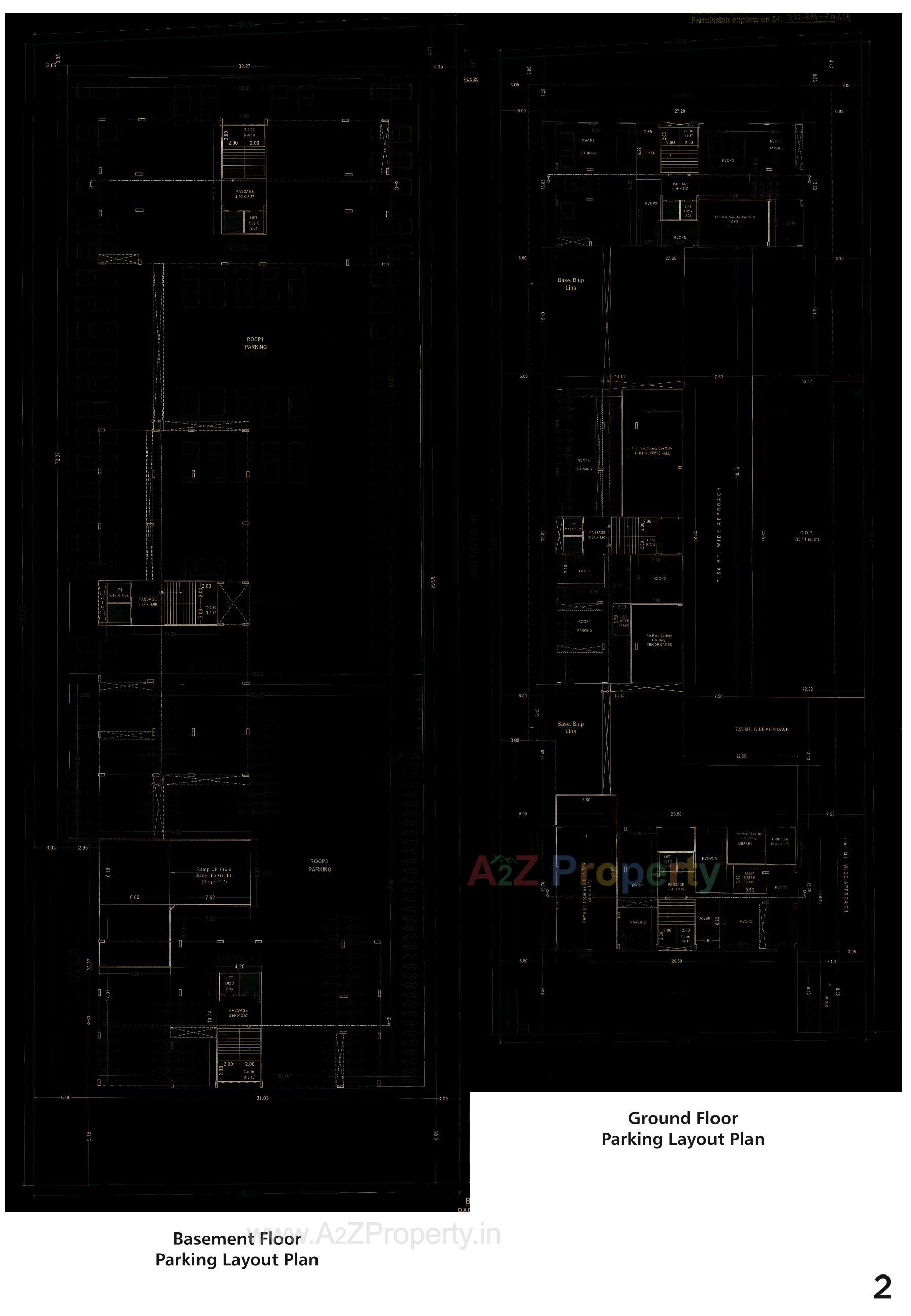 Layout of real estate project Dmd Signus located at Vesu, Surat, Gujarat