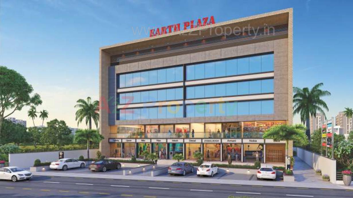 3D Elevation of real estate project Earth Plaza located at Varachha, Surat, Gujarat