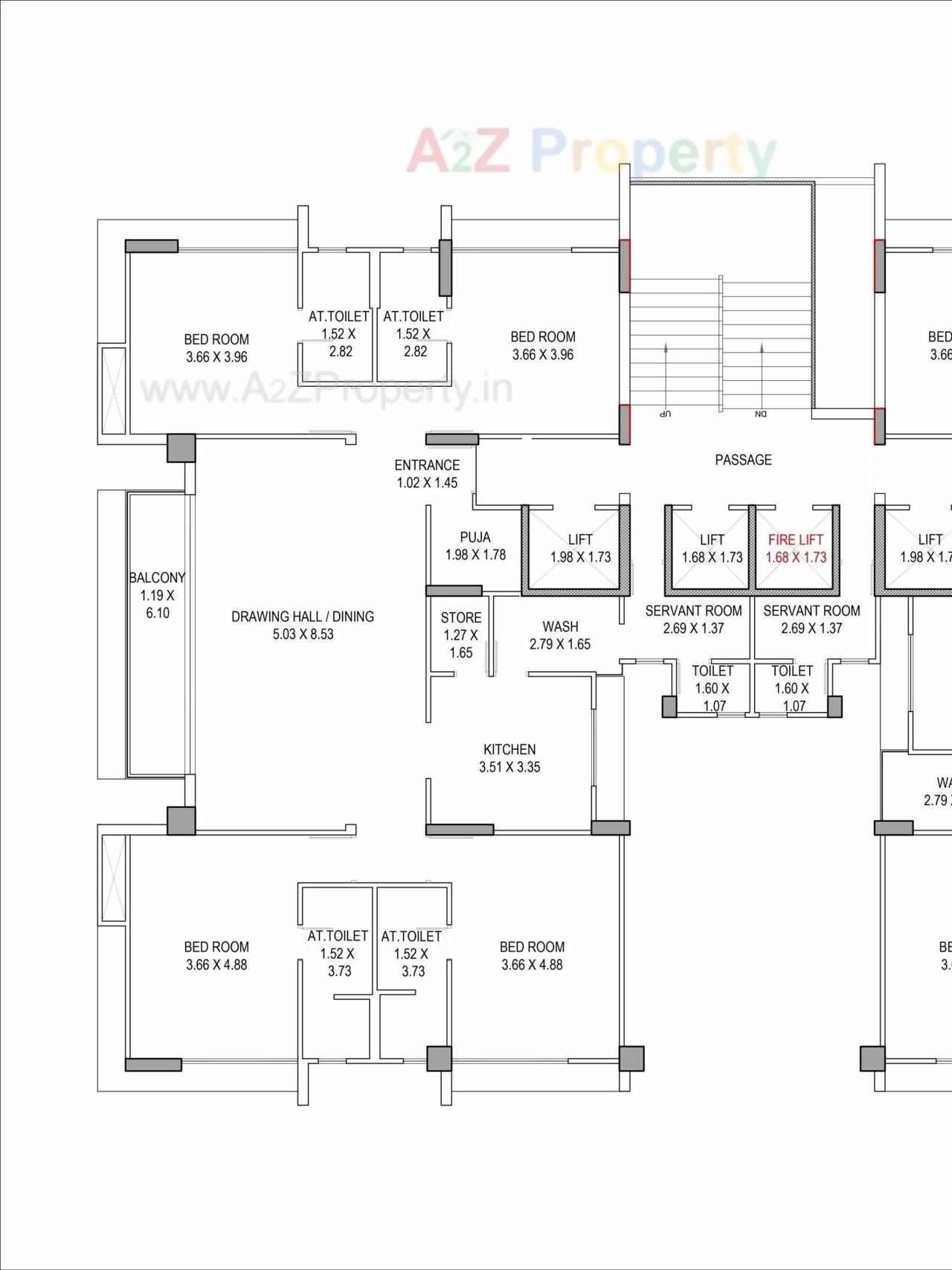 Layout of real estate project Eco Gardens located at Vesu, Surat, Gujarat