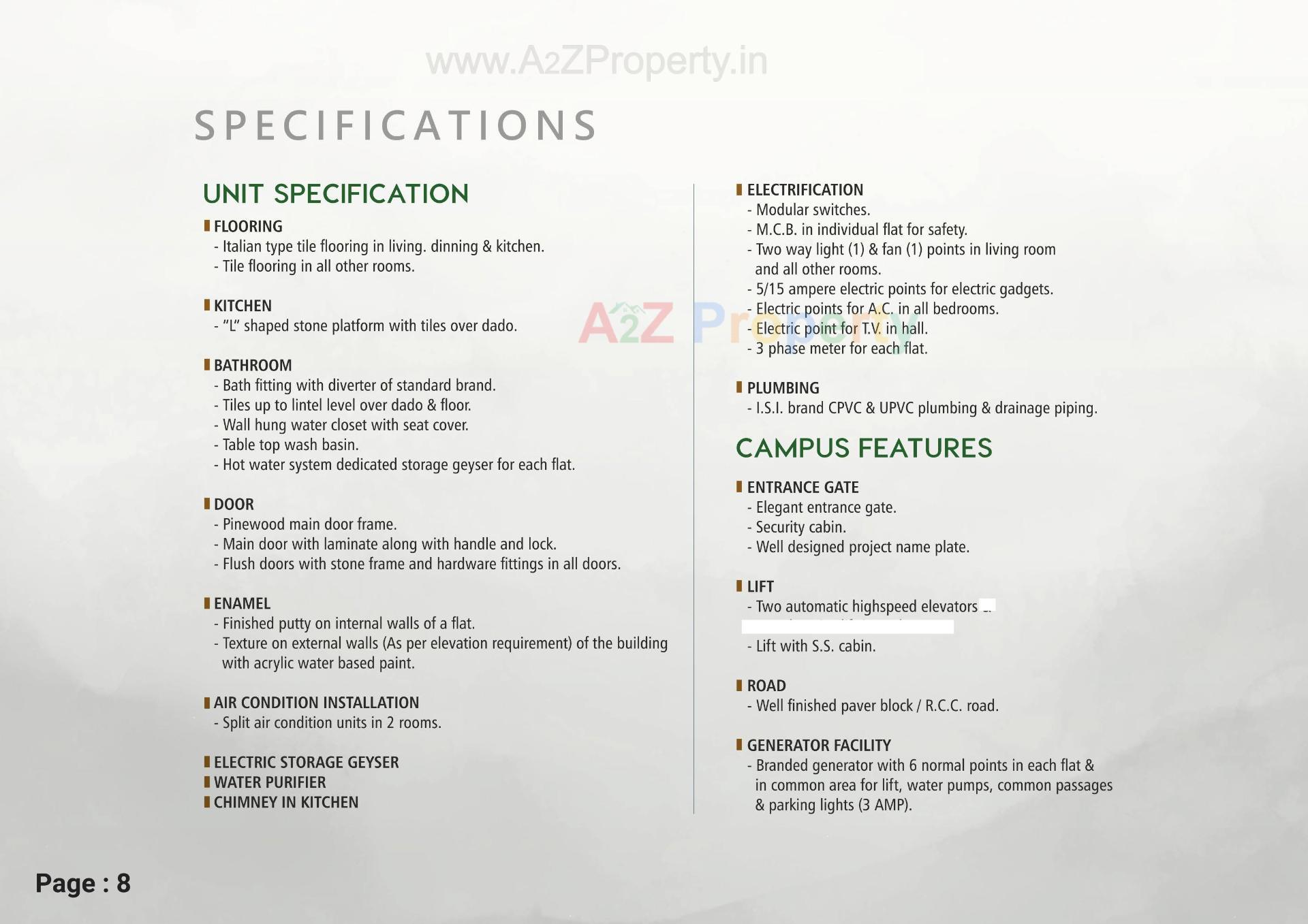  of real estate project Eco Parkside located at Bhimrad, Surat, Gujarat