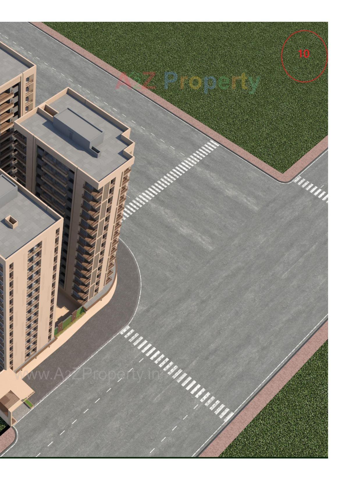 3D Elevation of real estate project Eden Atmos located at Sarthana, Surat, Gujarat