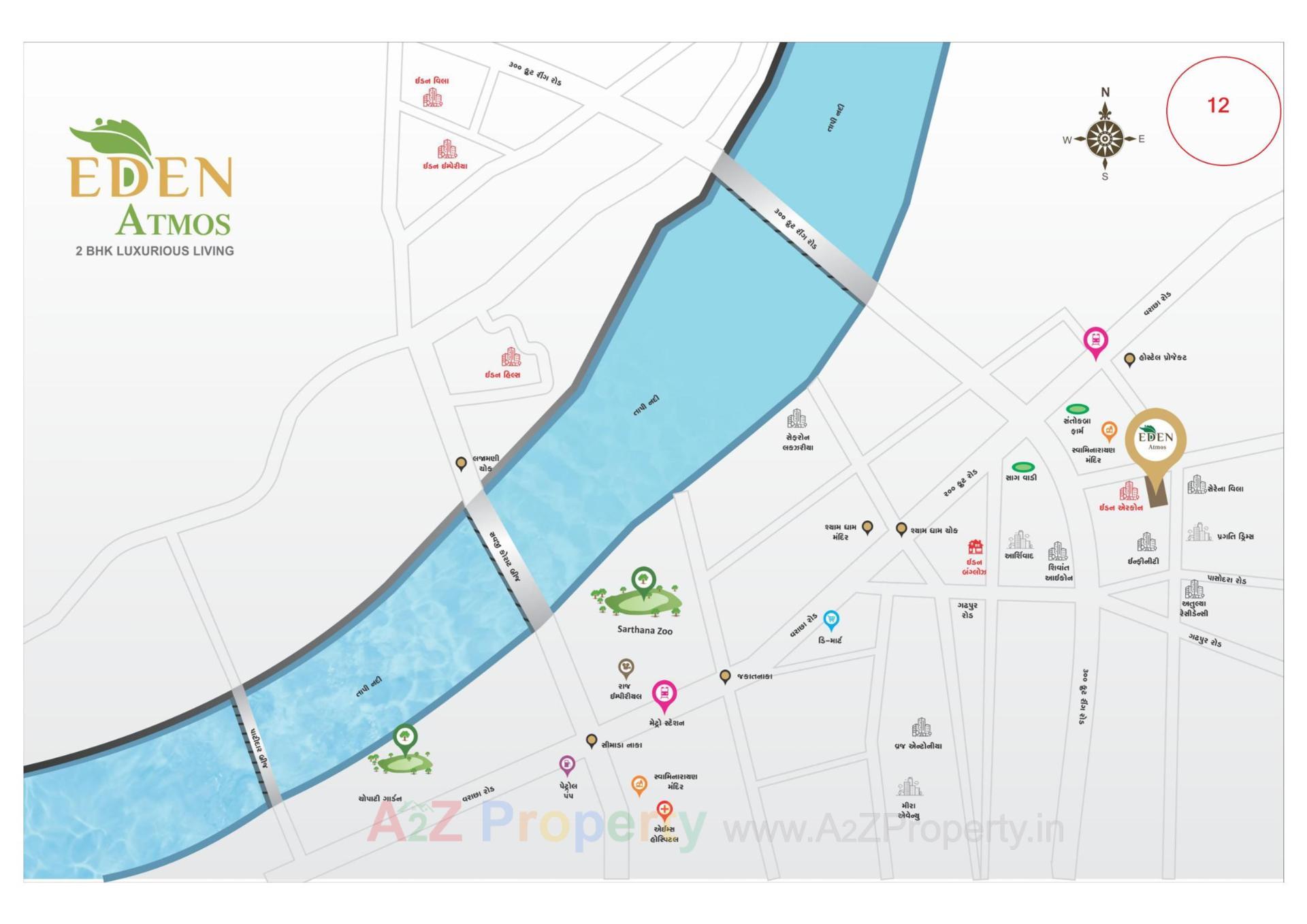  of real estate project Eden Atmos located at Sarthana, Surat, Gujarat