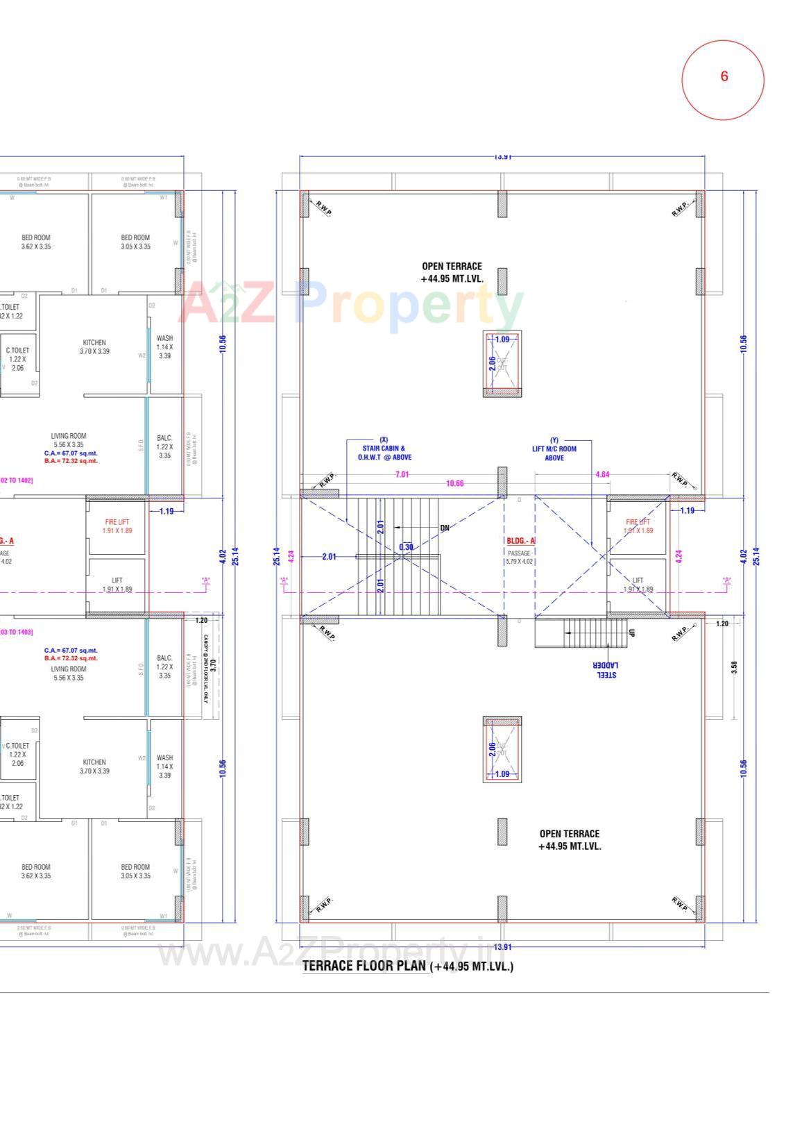 Layout of real estate project Eden Atmos located at Sarthana, Surat, Gujarat
