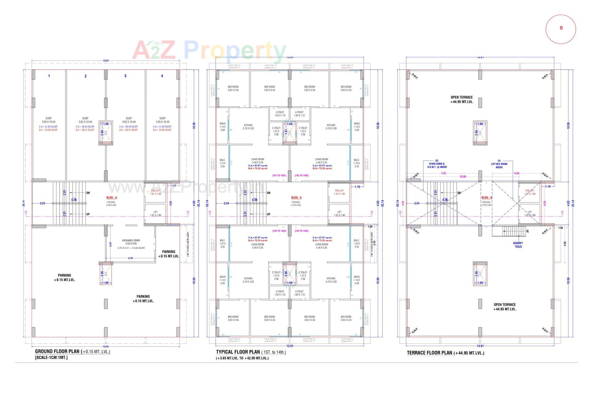 Layout of real estate project Eden Atmos located at Sarthana, Surat, Gujarat